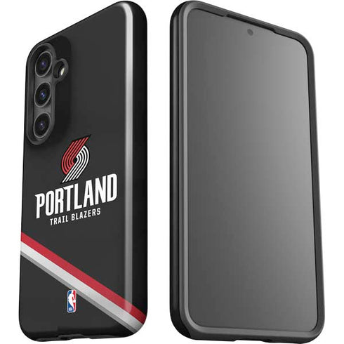 NBA Portland Trail Blazers Away Jersey Galaxy S24 Plus Impact Case